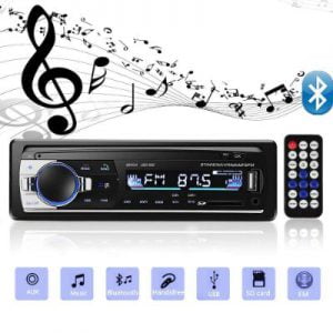 Aigoss Bluetooth Single Din Car Stereo