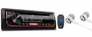 JVC Single-Din Built-in Bluetooth Car Stereo