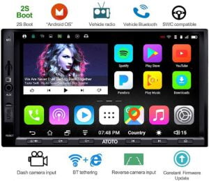 ATOTO A6 Double Din Android Car Navigation Stereo with Dual Bluetooth